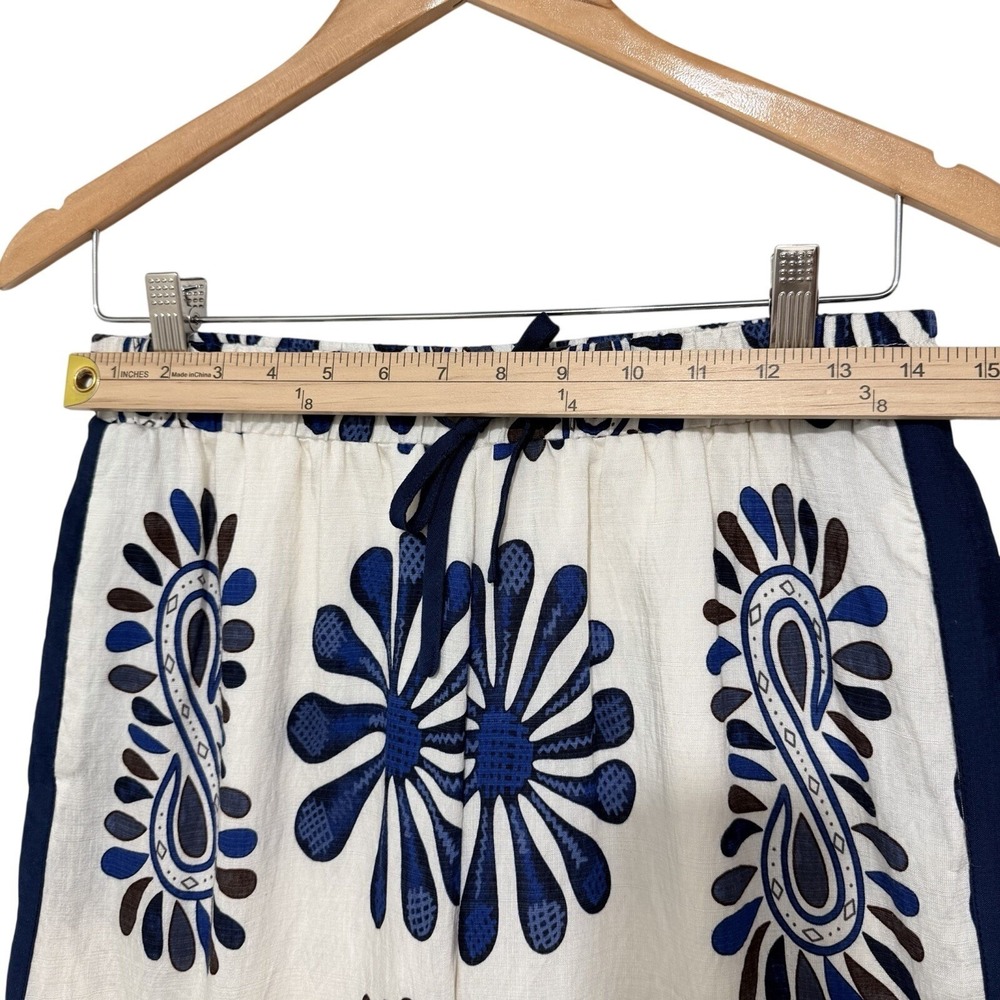 UMGEE Lightweight Pants S Wide Leg Baggy Boho Lagenlook Beach Pull On Resortwear - Picture 5 of 10